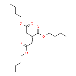ChemSpider 2D Image | Tributyl (Z)-Aconitate | C18H30O6