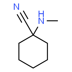 ChemSpider 2D Image | 1-(Methylamino)cyclohexanecarbonitrile | C8H14N2