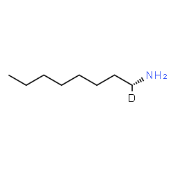 ChemSpider 2D Image | (1R)-1-(1-~2~H_1_)Octanamine | C8H18DN