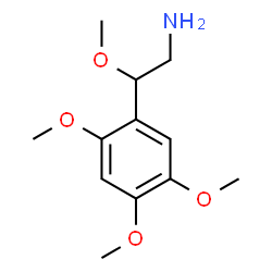 ChemSpider 2D Image | 2-Methoxy-2-(2,4,5-trimethoxyphenyl)ethanamine | C12H19NO4