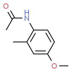 ChemSpider 2D Image | N-(4-Methoxy-2-methylphenyl)acetamide | C10H13NO2