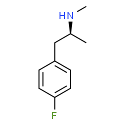 ChemSpider 2D Image | (2S)-1-(4-Fluorophenyl)-N-methyl-2-propanamine | C10H14FN