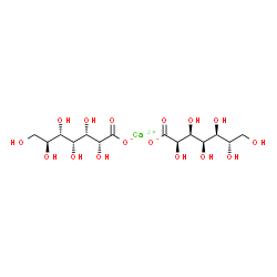 ChemSpider 2D Image | Calcium bis[(2R,3S,4R,5S,6S)-2,3,4,5,6,7-hexahydroxyheptanoate] | C14H26CaO16