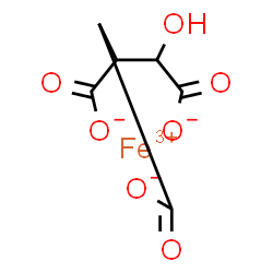 ChemSpider 2D Image | Iron(3+) 3-carboxylato-2,3-dideoxypentarate | C6H5FeO7