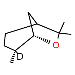 ChemSpider 2D Image | (4R,5S)-4,7,7-Trimethyl(4-~2~H)-6-oxabicyclo[3.2.1]octane | C10H17DO