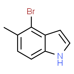 ChemSpider 2D Image | 4-Bromo-5-methyl-1H-indole | C9H8BrN