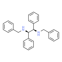ChemSpider 2D Image | (1R,2R)-N,N'-Dibenzyl-1,2-diphenyl-1,2-ethanediamine | C28H28N2