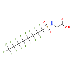 ChemSpider 2D Image | Perfluorooctane sulfonamidoacetic acid | C10H4F17NO4S
