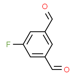ChemSpider 2D Image | 5-Fluoroisophthalaldehyde | C8H5FO2