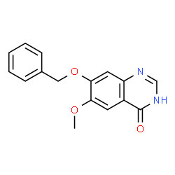 ChemSpider 2D Image | 7-(benzyloxy)-6-methoxyquinazolin-4-ol | C16H14N2O3