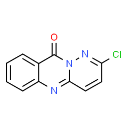 ChemSpider 2D Image | 2-chloropyridazino[6,1-b]quinazolin-10-one | C11H6ClN3O