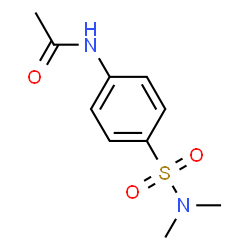 ChemSpider 2D Image | N-[4-(Dimethylsulfamoyl)phenyl]acetamide | C10H14N2O3S