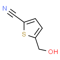 ChemSpider 2D Image | 5-(Hydroxymethyl)-2-thiophenecarbonitrile | C6H5NOS