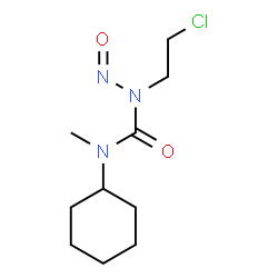 ChemSpider 2D Image | 1-(2-Chloroethyl)-3-cyclohexyl-3-methyl-1-nitrosourea | C10H18ClN3O2