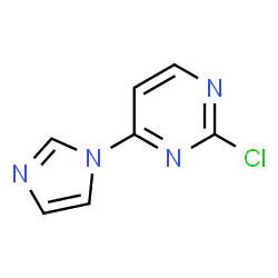 ChemSpider 2D Image | 2-Chloro-4-(1H-imidazol-1-yl)pyrimidine | C7H5ClN4