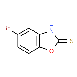 ChemSpider 2D Image | 5-Bromobenzoxazole-2-thiol | C7H4BrNOS