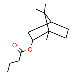 ChemSpider 2D Image | Bornyl butyrate | C14H24O2