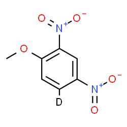ChemSpider 2D Image | 1-Methoxy-2,4-dinitro(5-~2~H)benzene | C7H5DN2O5