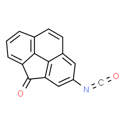 ChemSpider 2D Image | 2-Isocyanato-4H-cyclopenta[def]phenanthren-4-one | C16H7NO2
