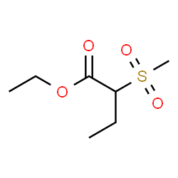ChemSpider 2D Image | Ethyl 2-(methylsulfonyl)butanoate | C7H14O4S