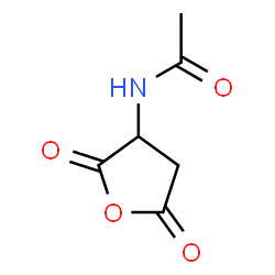 ChemSpider 2D Image | N-(2,5-Dioxotetrahydro-3-furanyl)acetamide | C6H7NO4