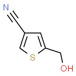 ChemSpider 2D Image | 5-(hydroxymethyl)thiophene-3-carbonitrile | C6H5NOS