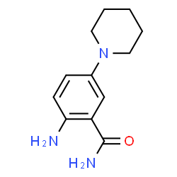 ChemSpider 2D Image | 2-Amino-5-(1-piperidinyl)benzamide | C12H17N3O