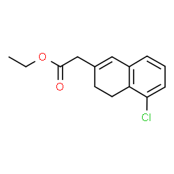 Ethyl (5-chloro-3,4-dihydro-2-naphthalenyl)acetate | C14H15ClO2 ...