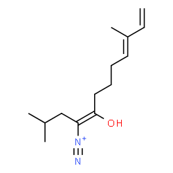 ChemSpider 2D Image | (4Z,9E)-5-Hydroxy-2,10-dimethyl-4,9,11-dodecatriene-4-diazonium | C14H23N2O