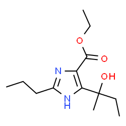 ChemSpider 2D Image | Ethyl 4-(2-hydroxybutan-2-yl)-2-propyl-1H-imidazole-5-carboxylate | C13H22N2O3