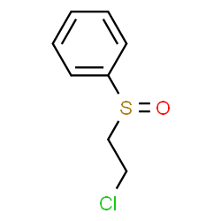 ChemSpider 2D Image | 2-Chloroethyl phenyl sulfoxide | C8H9ClOS