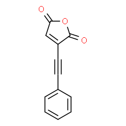 ChemSpider 2D Image | 3-(Phenylethynyl)-2,5-furandione | C12H6O3