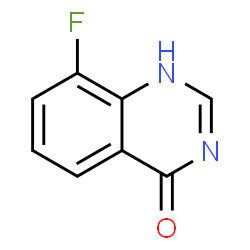 ChemSpider 2D Image | 8-Fluoro-4(1H)-quinazolinone | C8H5FN2O