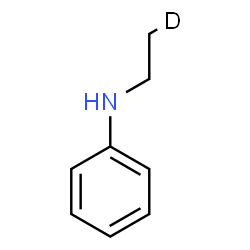 ChemSpider 2D Image | N-[(2-~2~H_1_)Ethyl]aniline | C8H10DN