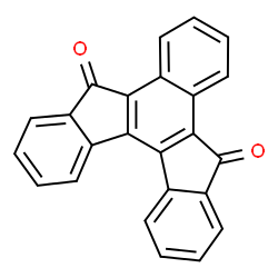 ChemSpider 2D Image | Benzo[a]indeno[2,1-c]fluorene-5,10-dione | C24H12O2