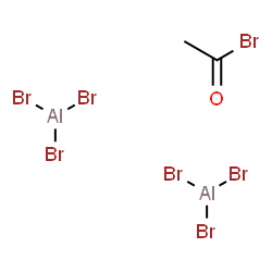 ChemSpider 2D Image | Acetyl bromide - tribromoaluminium (1:2) | C2H3Al2Br7O