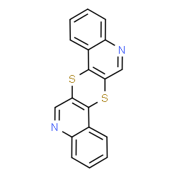 ChemSpider 2D Image | Quinolino[3',4':5,6][1,4]dithiino[2,3-c]quinoline | C18H10N2S2