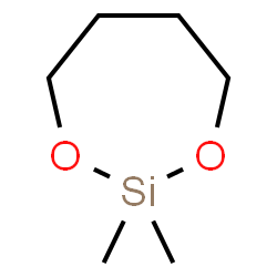 ChemSpider 2D Image | 2,2-Dimethyl-1,3,2-dioxasilepane | C6H14O2Si