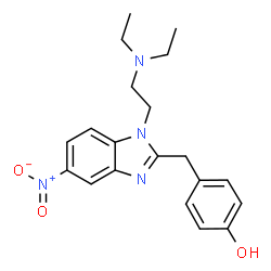 ChemSpider 2D Image | 4'-hydroxy Nitazene | C20H24N4O3