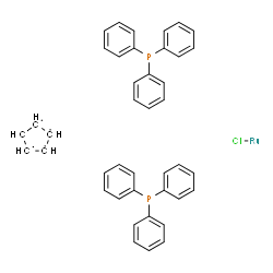 ChemSpider 2D Image | chlororuthenium; cyclopentane; triphenylphosphane | C41H35ClP2Ru
