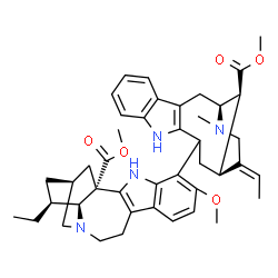 ChemSpider 2D Image | Methyl (2alpha)-13-methoxy-14-[(15alpha,19E)-17-methoxy-17-oxovobasan-3-yl]ibogamine-18-carboxylate | C43H52N4O5