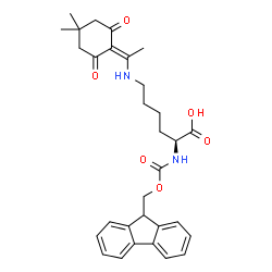 ChemSpider 2D Image | FMOC-LYS(DDE)-OH | C31H36N2O6