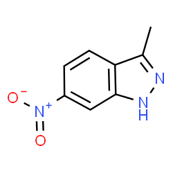 ChemSpider 2D Image | 3-Methyl-6-nitro-1H-indazole | C8H7N3O2