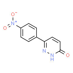 ChemSpider 2D Image | 6-(4-nitrophenyl)pyridazin-3-ol | C10H7N3O3