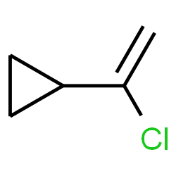ChemSpider 2D Image | (1-Chlorovinyl)cyclopropane | C5H7Cl