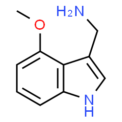 ChemSpider 2D Image | 4-methoxy-3-(aminomethyl)indole | C10H12N2O