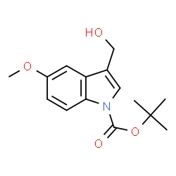 ChemSpider 2D Image | 1-Boc-3-Hydroxymethyl-5-methoxyindole | C15H19NO4