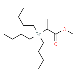ChemSpider 2D Image | Methyl 2-(tributylstannyl)acrylate | C16H32O2Sn