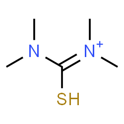ChemSpider 2D Image | (Dimethylamino)-N,N-dimethylsulfanylmethaniminium | C5H13N2S