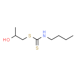 ChemSpider 2D Image | 2-Hydroxypropyl butylcarbamodithioate | C8H17NOS2